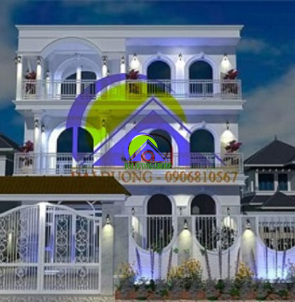 THIẾT KẾ NHÀ BIỆT THỰ 3 TRUNG ĐỊA HẢI QUẬN 9 TPHCM - ĐẠI DƯƠNG GROUP