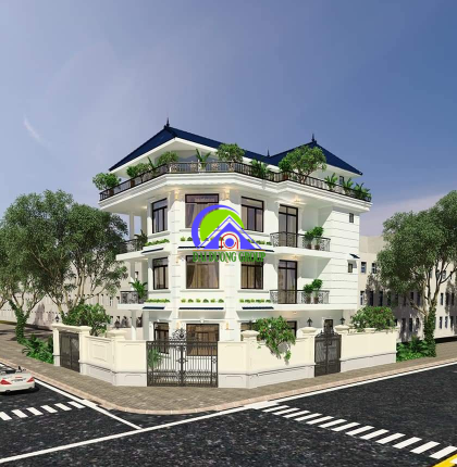 Xây nhà biệt thự 4 tầng quận 9 TPHCM